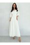 Rochie maxi, alb - 4