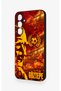 Samsung A55 Compatible Göztepe-Themed Patterned Silicone Case. - 4
