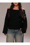 Pulover, negru - 4