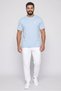 Men Sportswear Fit Short Sleeve Outdoor T-Shirt, Blue - 2