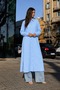 Women's Striped B.Blue Shirt Dress - 2