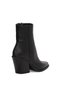 Elit 26Kzyn1759C Women's Genuine Leather Heeled Boots, Black. - 4
