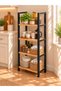 Bathroom Organizer, Kitchen Shelf, Bathroom Cabinet, Multi-Purpose Cabinet, 4-Tier Metal Kitchen Organizer, Bathroom Shelf. - 3