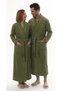 Polar Fabric Unisex Long Dressing Gown (Shawl Collar with Two Pockets)
