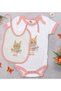 Bk Kids Hello Design Pink Baby Bodysuit and Bib Gift Set - 1, for Ages 12-18 Months.