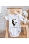 Atatürk-Themed White Baby Bodysuit-23, 0–3 Months - 4