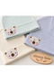 Unisex Baby Cotton Hat Set with Bear Design (3-Piece) - 2