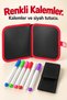 Patterned Drawing Book with Colored Pens and Black Pages - 3
