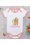 Bk Kids 1 Year Old, Designed Pink Baby Bodysuit - 1, 12-18 Months.