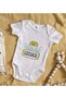 Bk Kids White Baby Bodysuit with a Girl's Design - 1, 0-3 Months. - 2