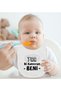 BK Kids "Cover Me" Design White Baby Bodysuit and Bib Gift Set-1, 12–18 months - 3