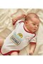 Bk Kids Red Baby Bodysuit with a Girl's Design - 1, 0-3 Months. - 5