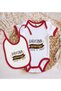 Bk Kids Red Baby Bodysuit and Bib Gift Set with a Lion Son Design - 1, for Ages 12-18 Months. - 2