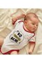 Bk Kids Ko Verun Beni Designed Red Baby Bodysuit - 1, 3-6 Months. - 5