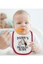 Bk Kids Daddy's Drinking Buddy Designed Red Baby Bodysuit and Bib Gift Set - 2, 12-18 Months. - 3