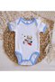 BK Kids Cute Pilot-Printed Blue Baby Bodysuit-1, 9–12 Months - 3