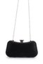 Studded Clip-On Chain Strap Frozen Women's Evening Bag - 4
