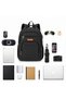 Waterproof Backpack with Laptop Compartment - Orthopedic, Multi-Compartment School, Work, Sports, Travel, Cabin-Sized Backpack (43X30X19 cm) - Unisex, Durable Canvas Fabric - Black, Green Khaki, Cream, Blue. - 6