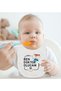 Bk Kids “I’M Going to Be a Doctor” Designed White Baby Bodysuit and Bib Gift Set - 1, 12-18 Months. - 3