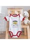 "Always Smile" Design Red Baby Bodysuit-1, 0–3 Months - 4