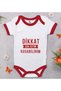 BK Kids "Watch Out, I Drank Too Much" Printed Red Baby Bodysuit-1, 0-3 Months