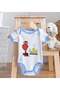 BK Kids "No Problem" Design Blue Baby Bodysuit and Bib Gift Set-1, 12–18 months - 5