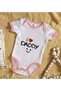 BK Kids "I Love Daddy" Design Pink Baby Bodysuit-1, 3–6 Months - 2