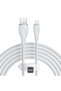 Pudding Series Fast Charging Cable With High-Speed Data Transmission USB-A to Lightning 20 W 24 A 2 M - White