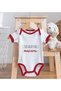 BK Kids "You Call" Adventure-Themed Red Baby Bodysuit and Bib Gift Set-1, 0-3 Months - 4