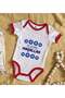 Bk Kids Mashallah Design Red Baby Bodysuit - Size 2, 0-3 Months. - 2