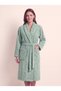 Prado Şalyaka Women's - Men's Bathrobe |   Unisex Bathrobe - Dressing Gown |   Water Absorbent - 100% Cotton - 2
