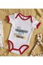 Bk Kids Akul Vermenuz Bittiyse Designed Red Baby Bodysuit - 1, 0-3 Months. - 2