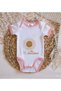 BK Kids "My Sunshine" Design Pink Baby Bodysuit-1, 3–6 Months - 3