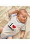 BK Kids "I Love Marmaris" Blue Baby Bodysuit - Model 1 - 5
