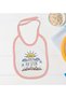 BK Kids "My Mom Is My Everything" Patterned Pink Baby Bodysuit and Bib Gift Set-1, 0-3 Months - 3