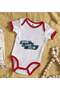 Darlandum-Designed Red Baby Bodysuit-1, 0–3 Months - 2