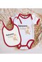 Bk Kids Red Baby Bodysuit and Bib Gift Set with a Lion Design – 1, for Ages 12-18 Months. - 2