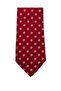 Beige Floral Patterned Red Tie – 8 cm Wide. - 6