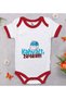 Bk Kids Breakfast Time Design Red Baby Bodysuit - 1, 12-18 Months.