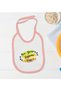 BK Kids "Give Me to My Auntie Slowly" Design Pink Baby Bodysuit and Bib Gift Set-1, Ages 3-6 - 3