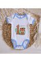 Bk Kids 1 Year Old Designed Blue Baby Bodysuit - 1, 0-3 Months. - 3