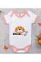 BK Kids Roar-Printed Pink Baby Bodysuit-1, 12–18 months