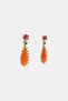 Marka Zr Model Shiny Stone Drop Earrings - 3