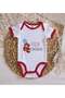 BK Kids "Little Hero" Design Red Baby Bodysuit-1, 0–3 Months - 3