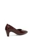 Elit Pm559 K6001 Women's Classic High-Heeled Shoes, Burgundy. - 4