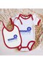 BK Kids "Maşalla De" Design Red Baby Bodysuit and Bib Gift Set-1, 0–3 Months - 2