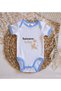 Bk Kids Baby Bodysuit with a Lion Design - Blue - Size 1, for Ages 12-18 Months. - 3