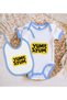 Bk Kids Yum Yum Designed Blue Baby Bodysuit and Bib Gift Set - 1, for Ages 12-18 Months. - 2