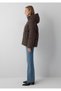 Water-Repellent Hooded Brown Women's Puffer Jacket 1110445-71542 - 4