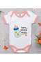 BK Kids "Give Me My Milk" Printed Pink Baby Bodysuit-1, 3–6 Months
